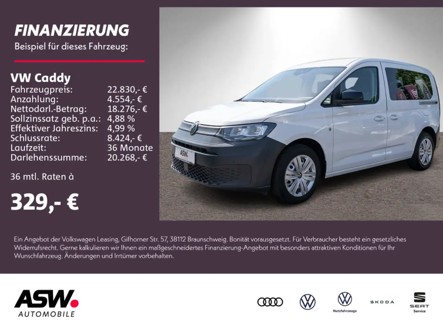 Volkswagen Caddy 2.0 TDI NAVi SHZ PDC Anhängerkupplung Wit - 1