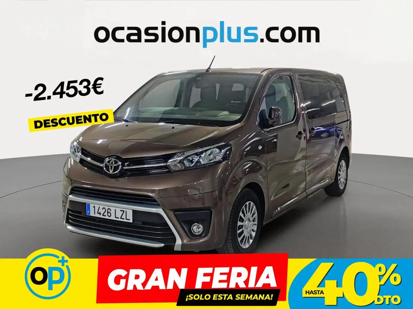 Toyota Proace Shuttle L1 2.0D 8pl. Portón VX Plus 145 Marrón - 1