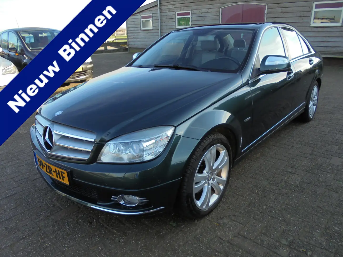 Mercedes-Benz C 200 K Avantgarde **NL-AUTO**PANORAMADAK**157.000 org.k Grün - 1