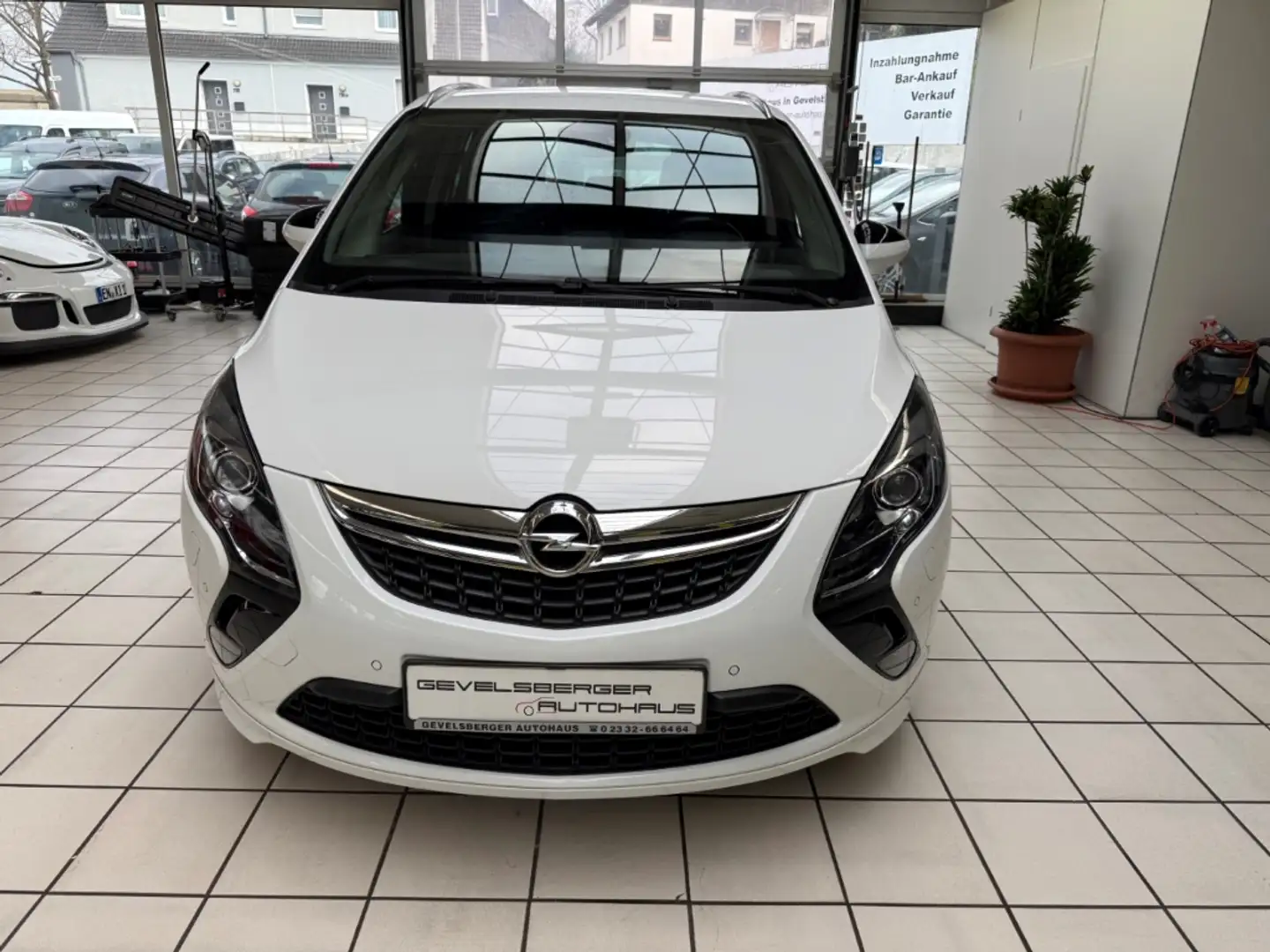 Opel Zafira C Tourer OPC-Line 1.Hand+VFW Scheckheft Blanc - 2