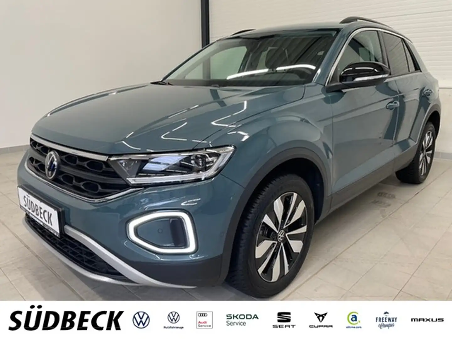 Volkswagen T-Roc 2.0 TDI Goal KAMERA+LED+ACC+LANE+APP Blau - 1
