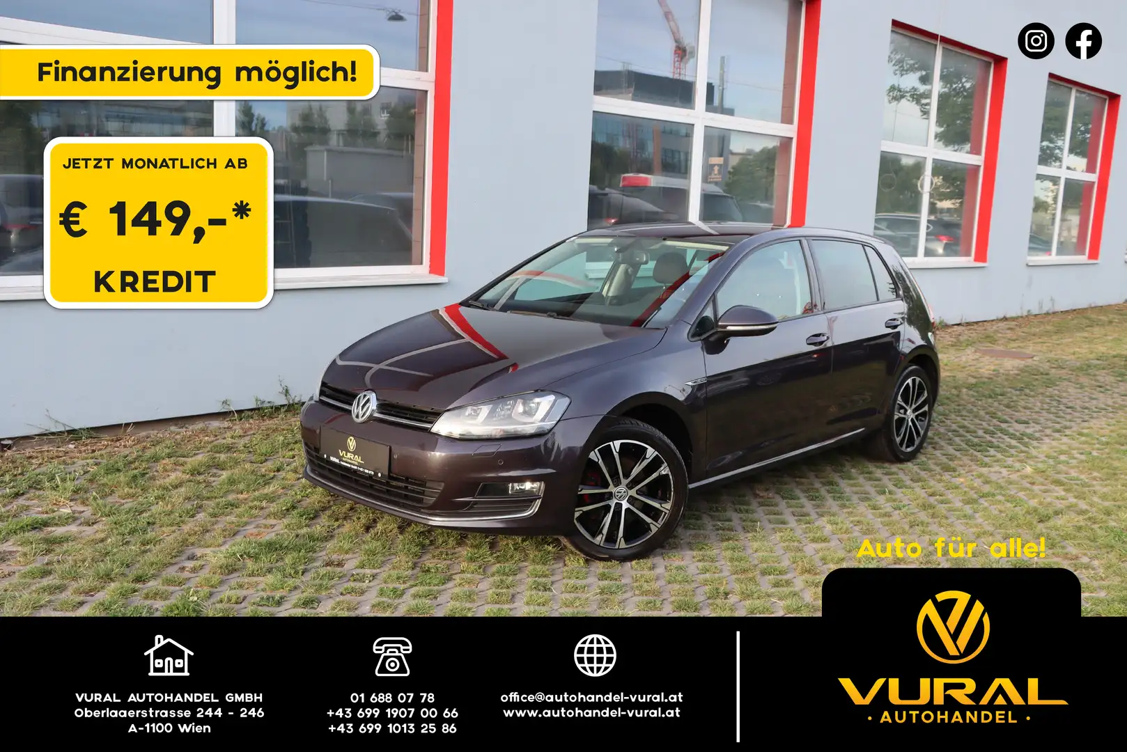 Volkswagen Golf Lounge | LED | Lenkrad Heizung | Tempomat | Grau - 1