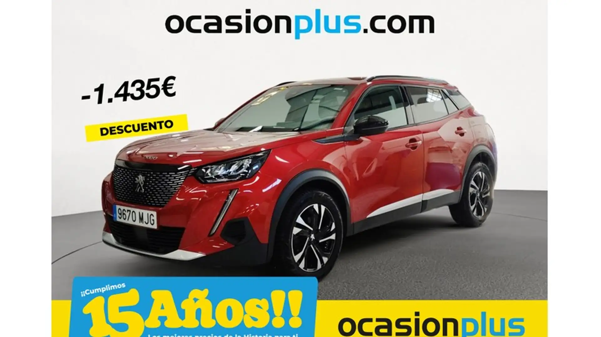 Peugeot 2008 1.2 PureTech S&S Allure 100 Rood - 1