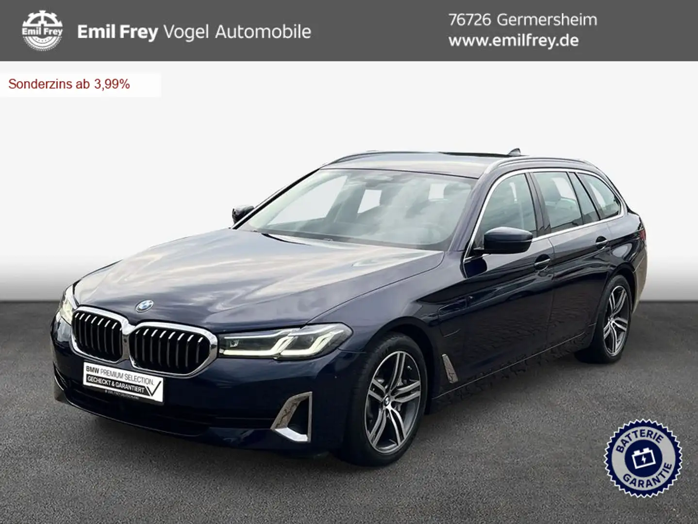 BMW 530 e Touring Aut. Luxury Line Blau - 1