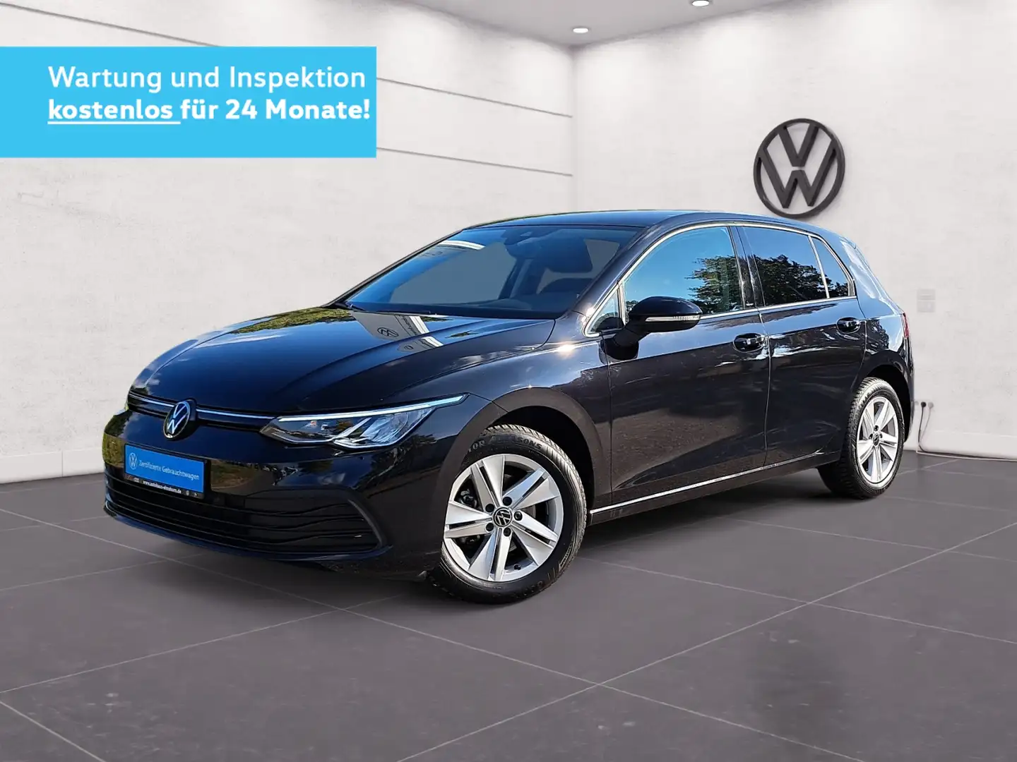 Volkswagen Golf VIII Life 2.0 TDI DSG 3,99% KAM NAV APP ACC PDC S Schwarz - 2