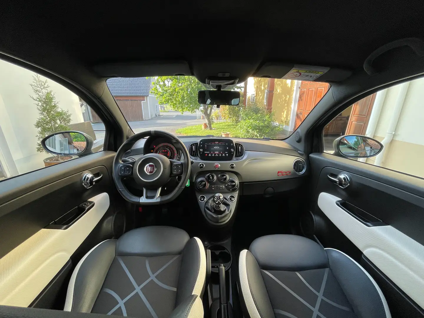 Fiat 500 500 1,2 Fire **20.000KM**1.Besitz** Schwarz - 2