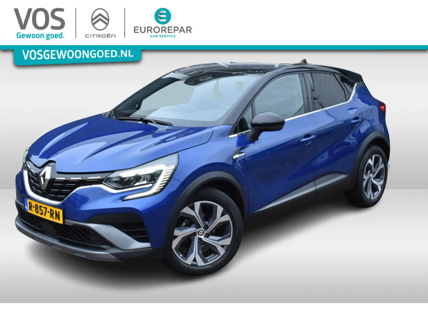 Renault Captur 1.3 TCe 140pk R.S. Line Automaat | Navigatie | Pan Albastru - 1