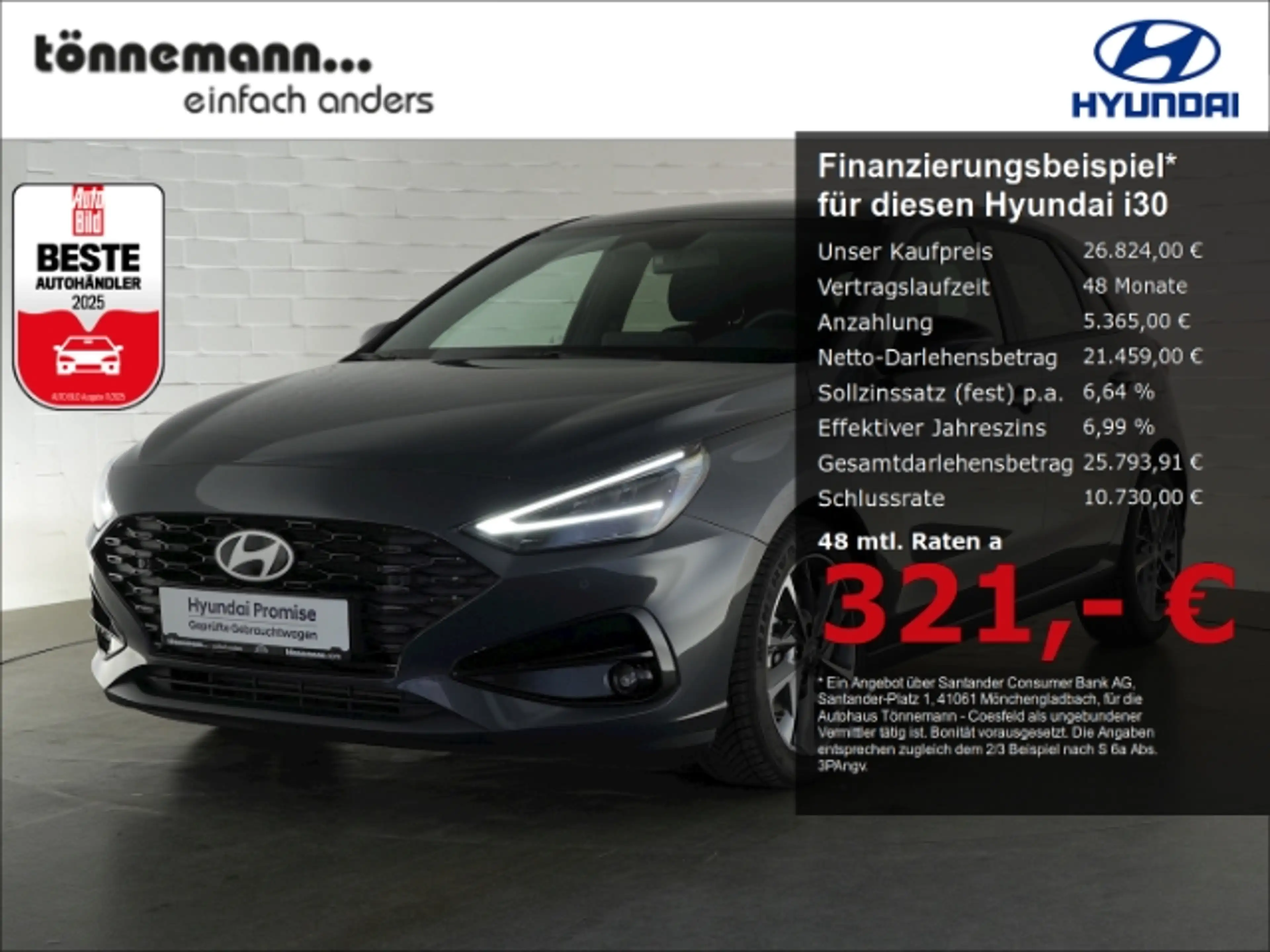 Hyundai i30 FACELIFT T-GDI ADVANTAGE 48V DCT+VOLL LED+NAVI+RÜC