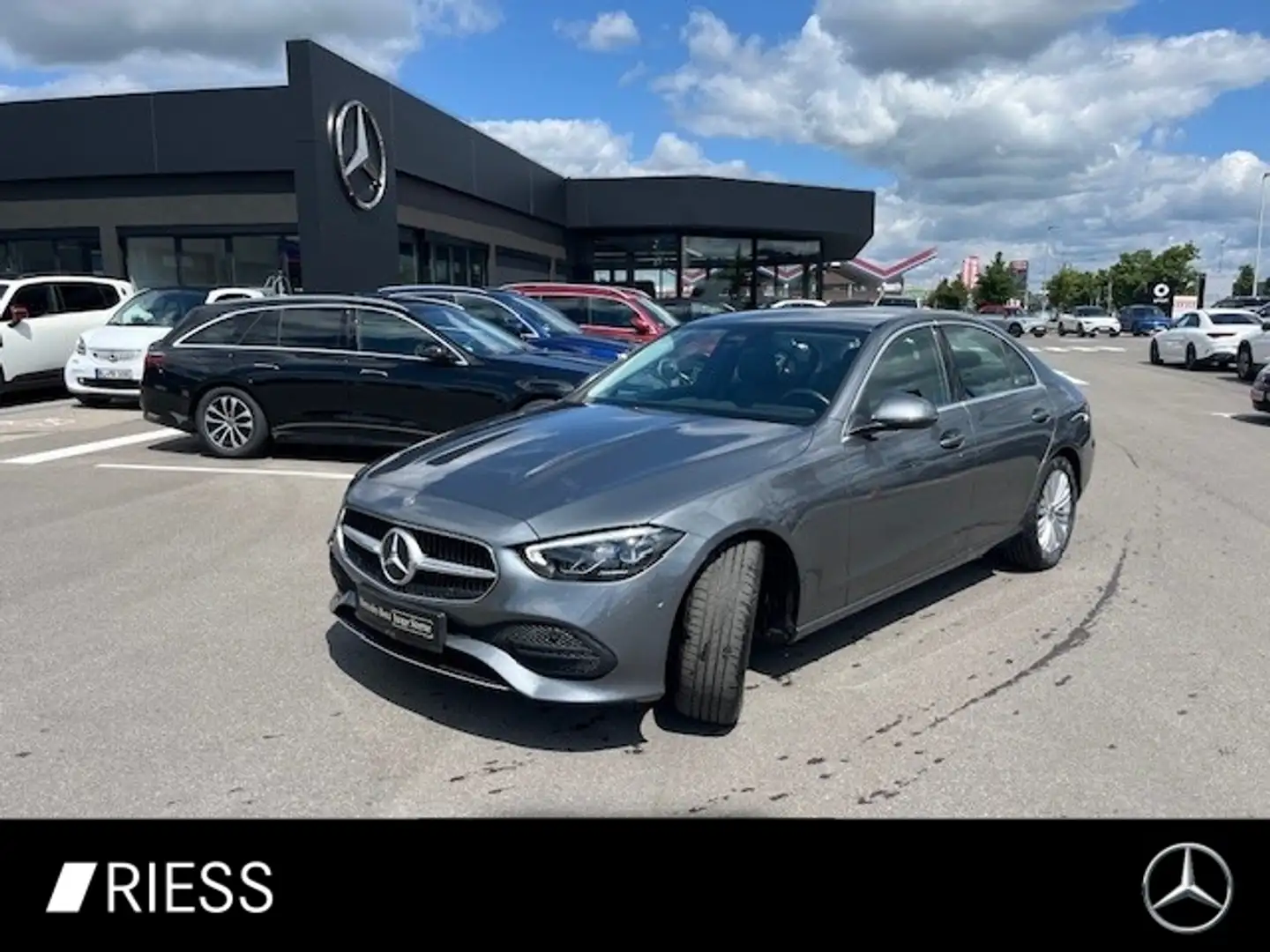 Mercedes-Benz C 180 Avantgarde Navi LED MBUX Ambi Wide Kamera Gris - 1