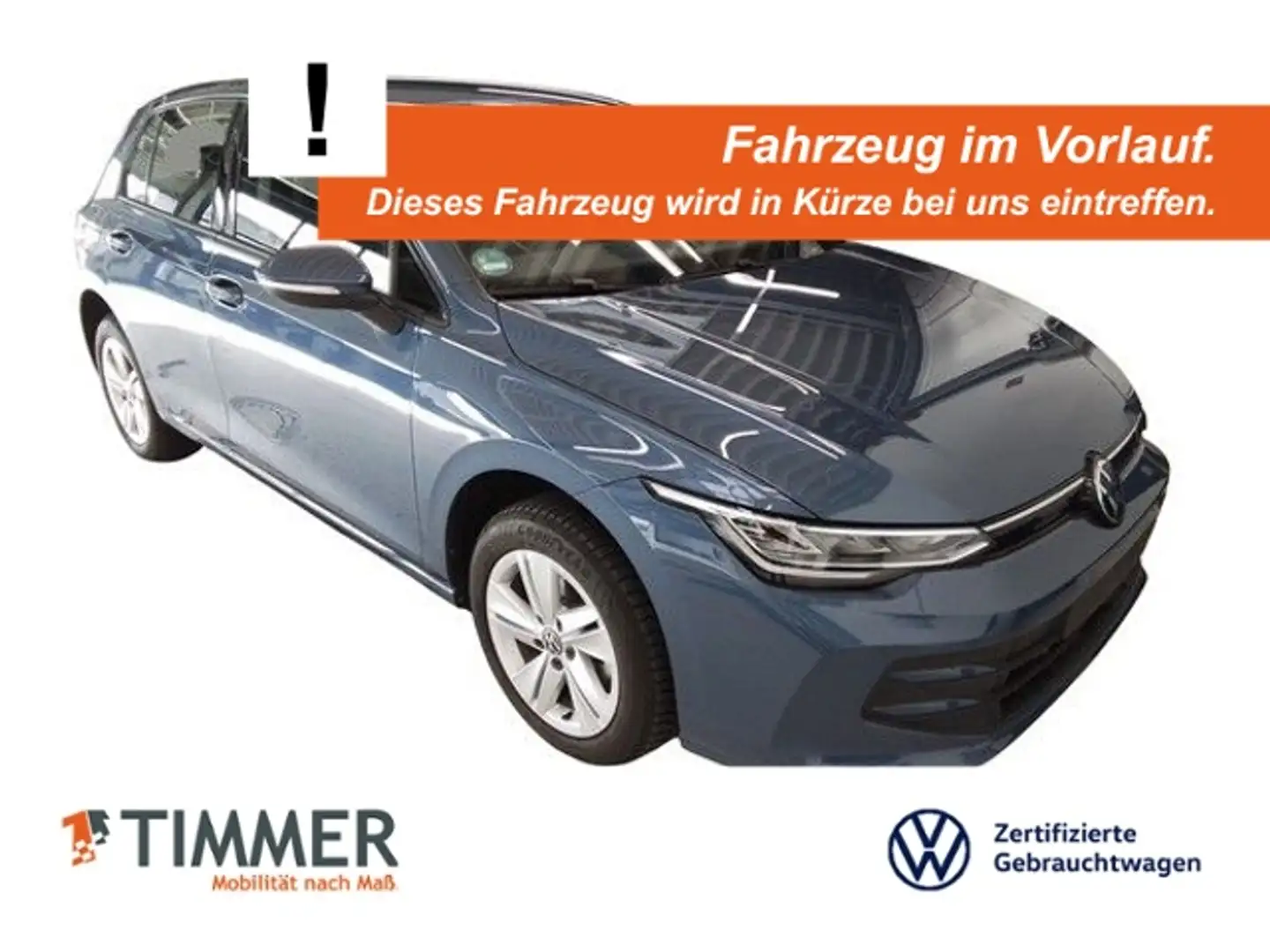 Volkswagen Golf VIII 1.5eTSI DSG LIFE *LED *RKAM *APP-CONN *SHZ * Blau - 1
