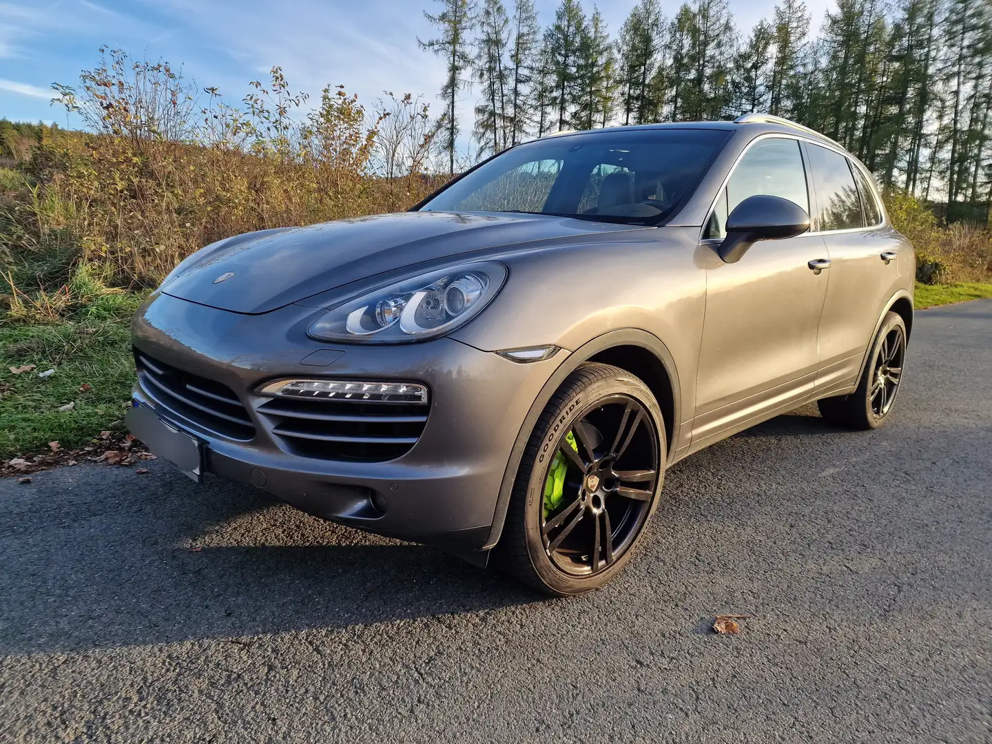 Porsche Cayenne Vollausstattung, TV, Tiptronic S ,Diesel Grau - 1