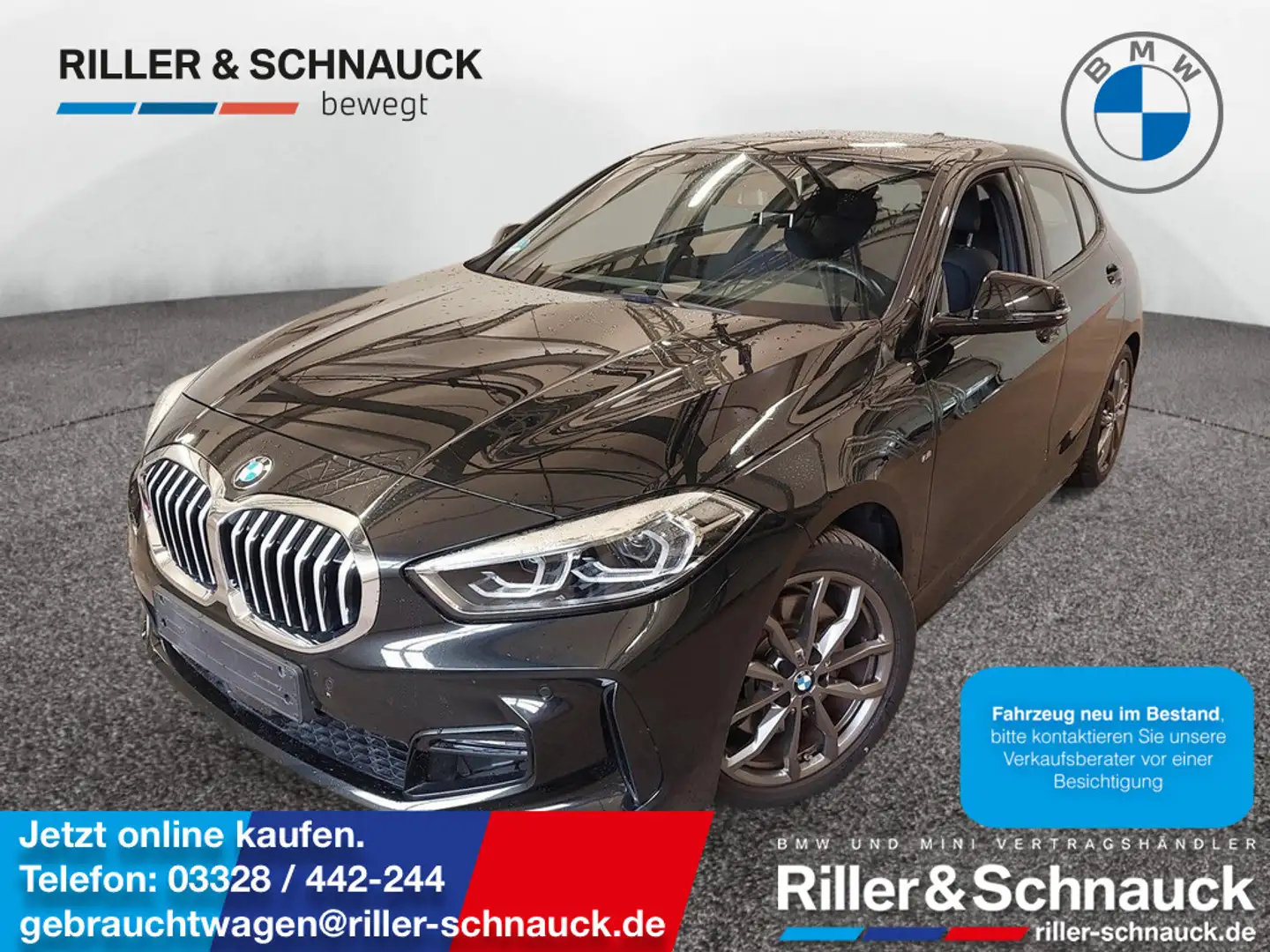 BMW 120 i M Sport PANO+LED+NAVI+SDHZG+PDC Schwarz - 1