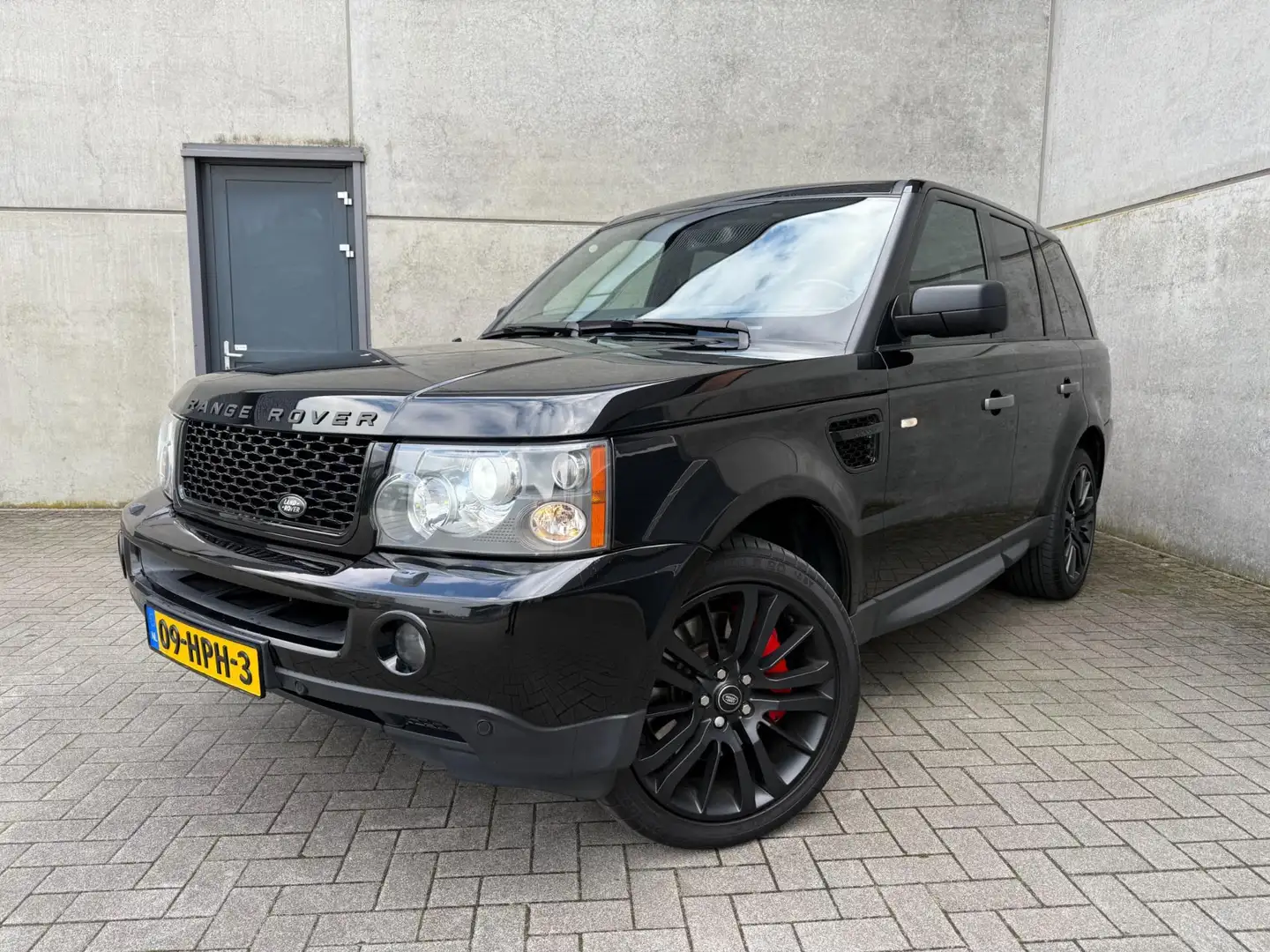 Land Rover Range Rover Sport 4.2 V8 Supercharged, SCHUIFDAK, BLACK ON BLACK! Noir - 2