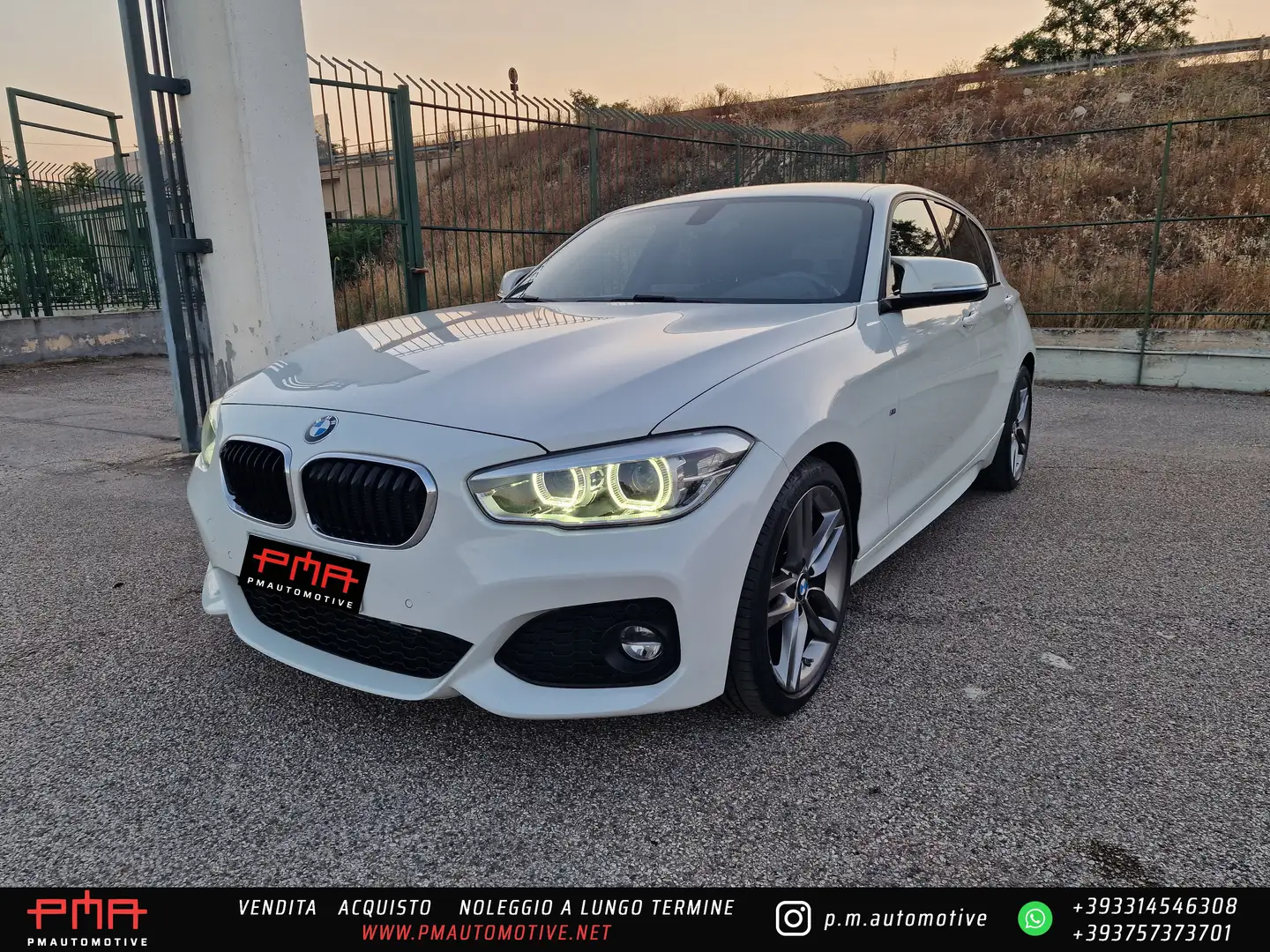 BMW 114 d Msport 5p neopatentati Bianco - 1