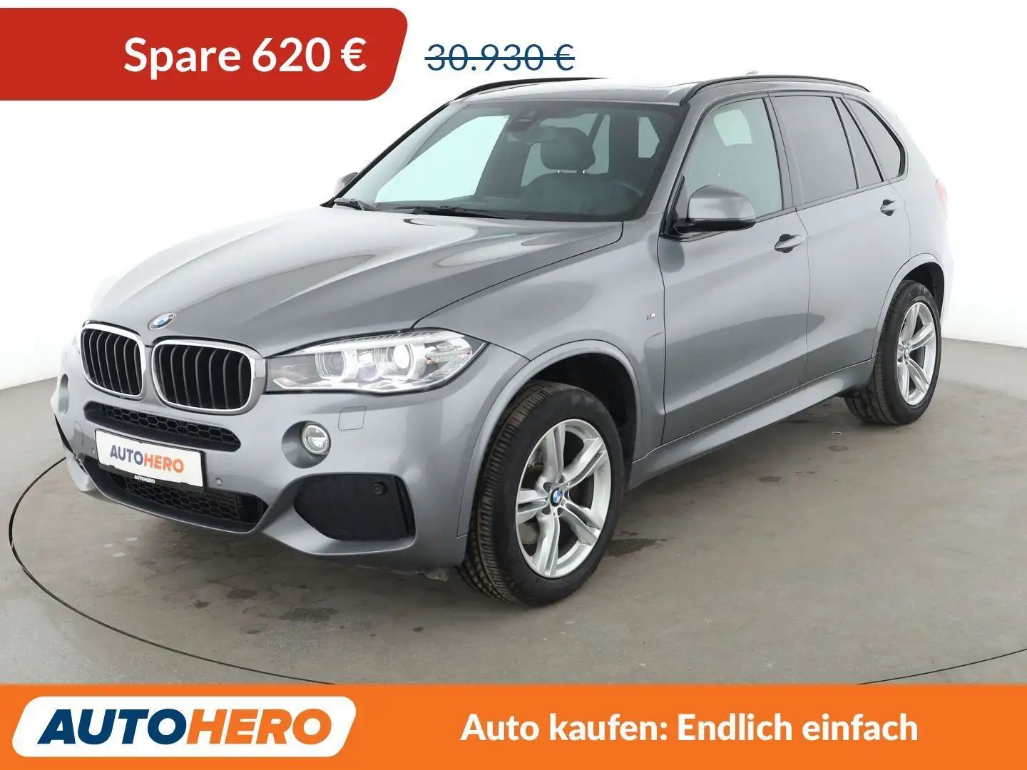 BMW X5 xDrive 35i Aut.*NAVI*HUD*XENON*TEMPO*PDC* Grau - 1