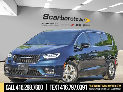 Blue 2024 Chrysler Pacifica Limited FWD Minivan Front-Wheel Drive 9-Speed Automatic