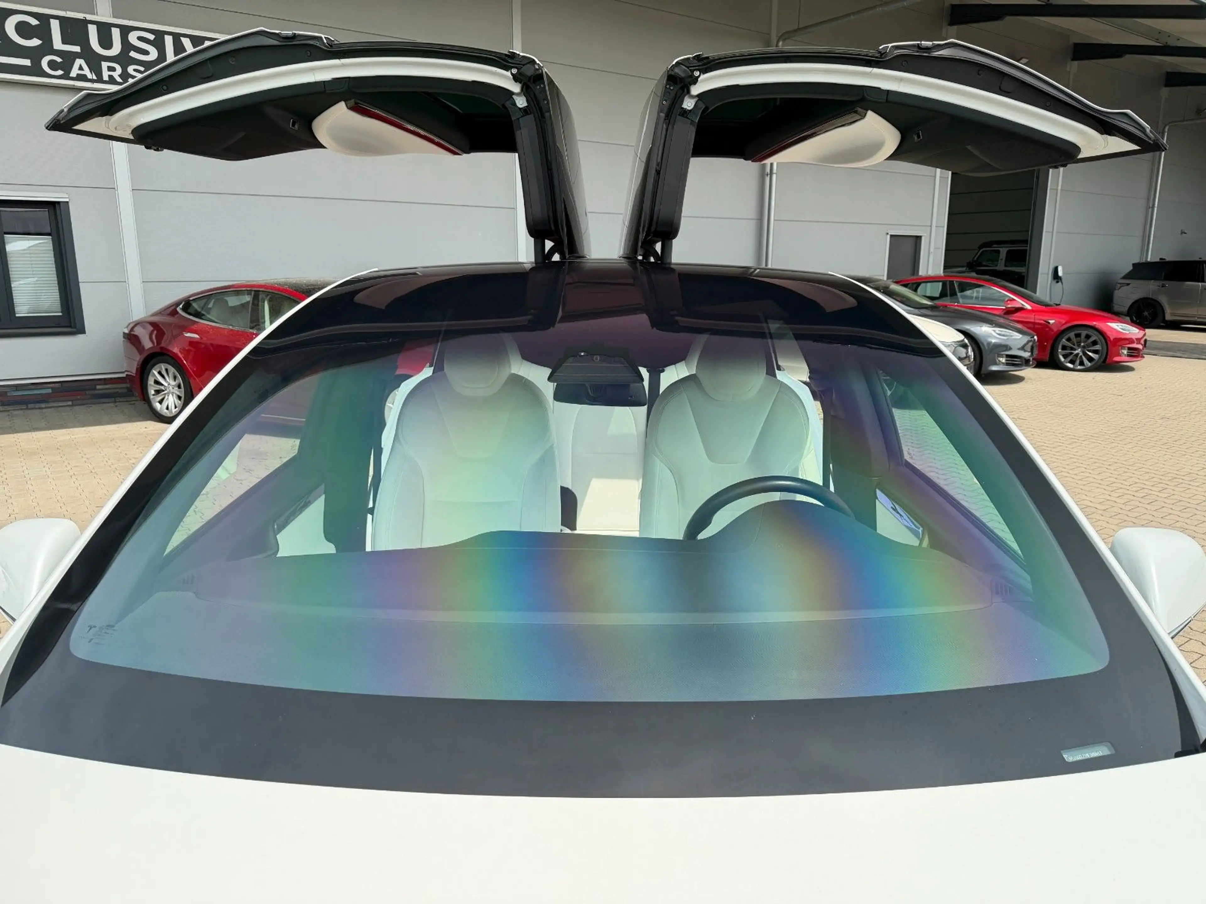 Tesla Model X MODEL X LONG RAVEN PLUS | WHITE ON WHITE | — photo 8