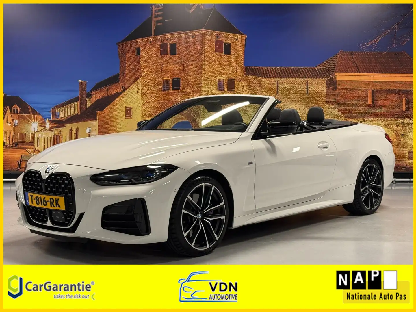 BMW 440 4-serie Cabrio M440i xDrive High Exe Aut Head Up H Wit - 1