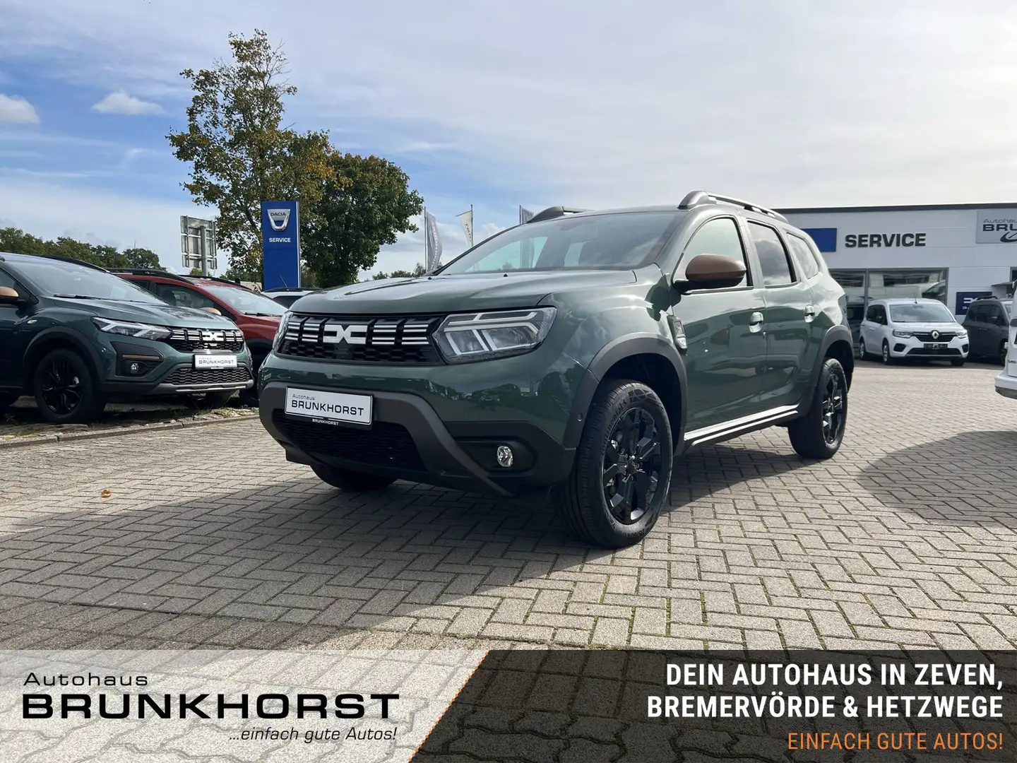 Dacia Duster TCe 150 EDC Extreme MV-Kamera SHZ Groen - 1