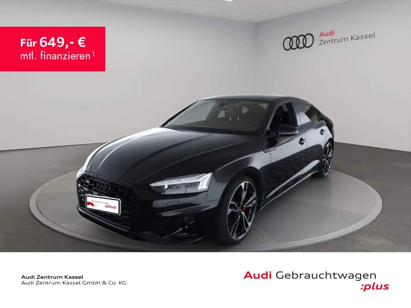Audi A5 A5 SB 45 TFSI qu. S line Laser B&O HuD Pano 360° Schwarz - 1