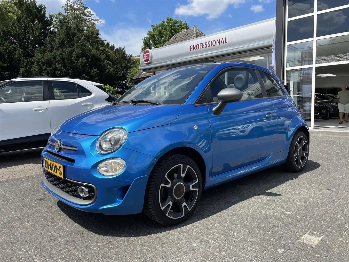 Fiat 500C 1.2 69pk 500S | Cabrio | Verkoopbemiddeling | Blu/Azzurro - 2