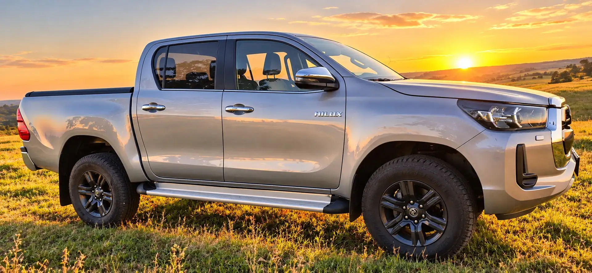 Toyota Hilux Hilux DK Active 4WD 2,4 D-4D Aut. Active Silber - 1