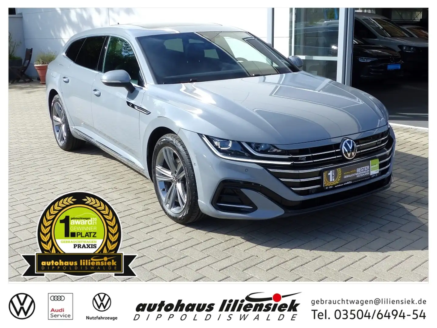 Volkswagen Arteon Shooting Brake 1.4 TSIe DSG R-Line *AHK*LED*DCC* Gris - 1
