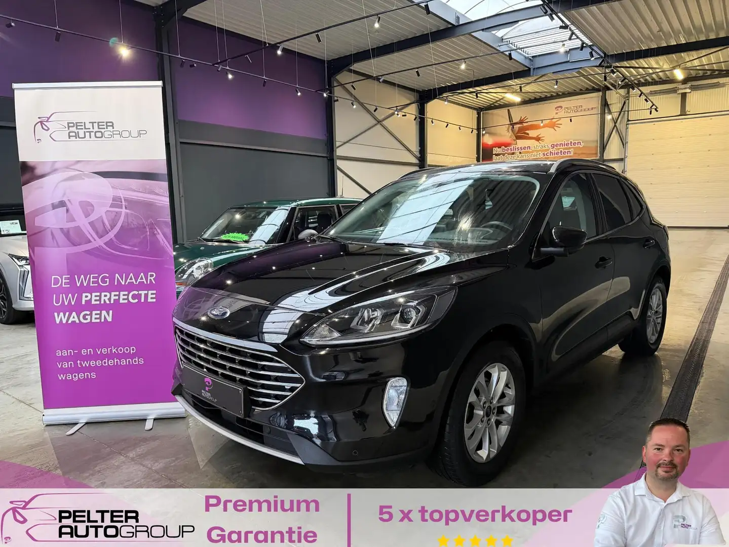 Ford Kuga 1.5Tdci Automaat Camera 1ste eig. Schwarz - 1