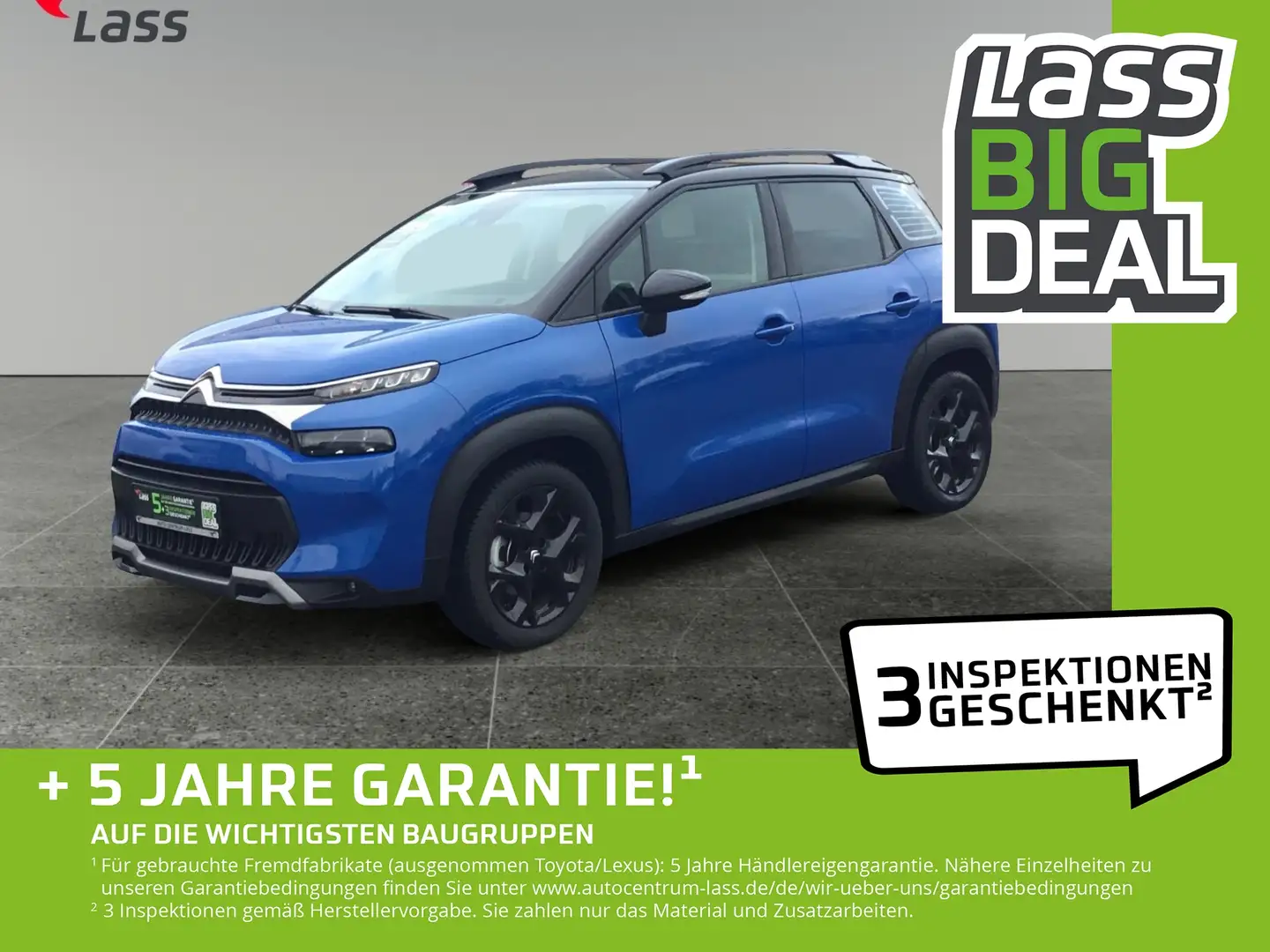 Citroen C3 Aircross 1.2 PureTech 110 Max KAMERA, NAVI Bleu - 1