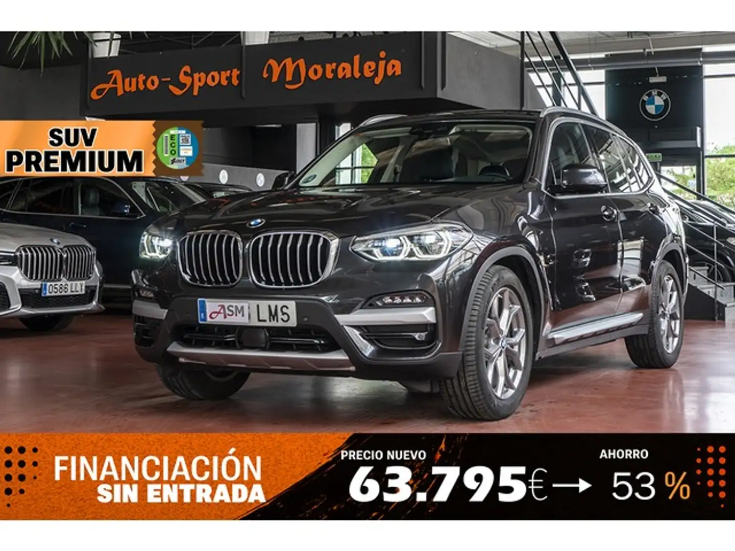 BMW X3 sDrive 18dA Gris - 1