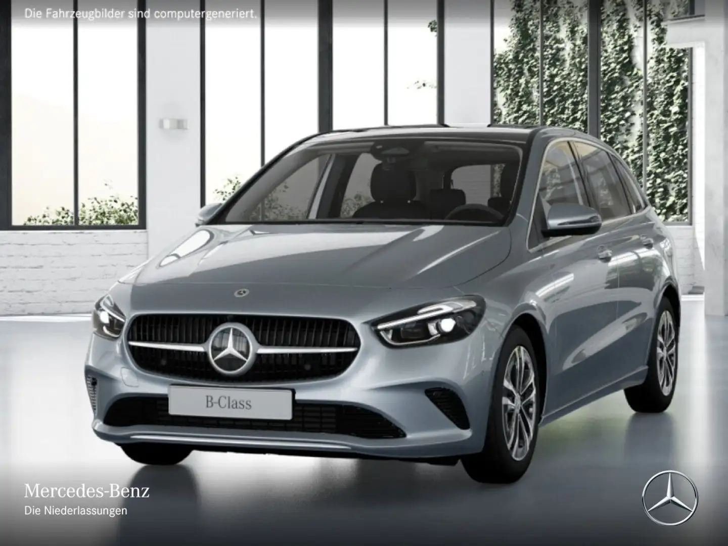 Mercedes-Benz B 200 PROGRESSIVE+PANO+MULTIBEAM+KAMERA+KEYLESS+7G Silber - 2