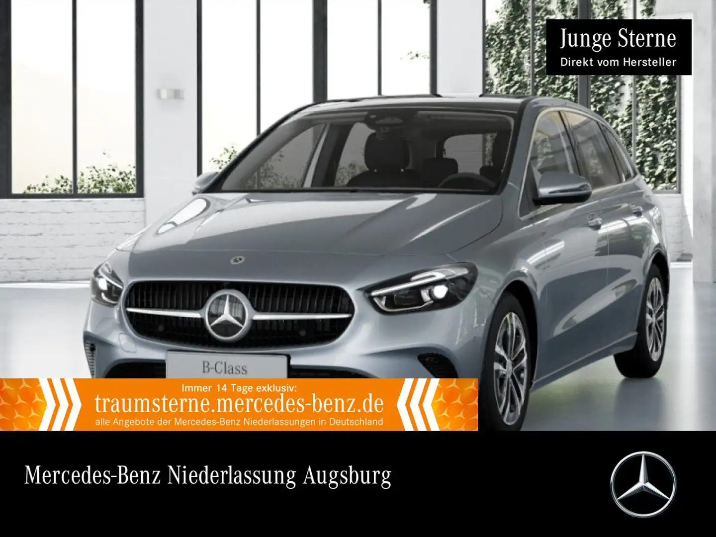 Mercedes-Benz B 200 PROGRESSIVE+PANO+MULTIBEAM+KAMERA+KEYLESS+7G Silber - 1