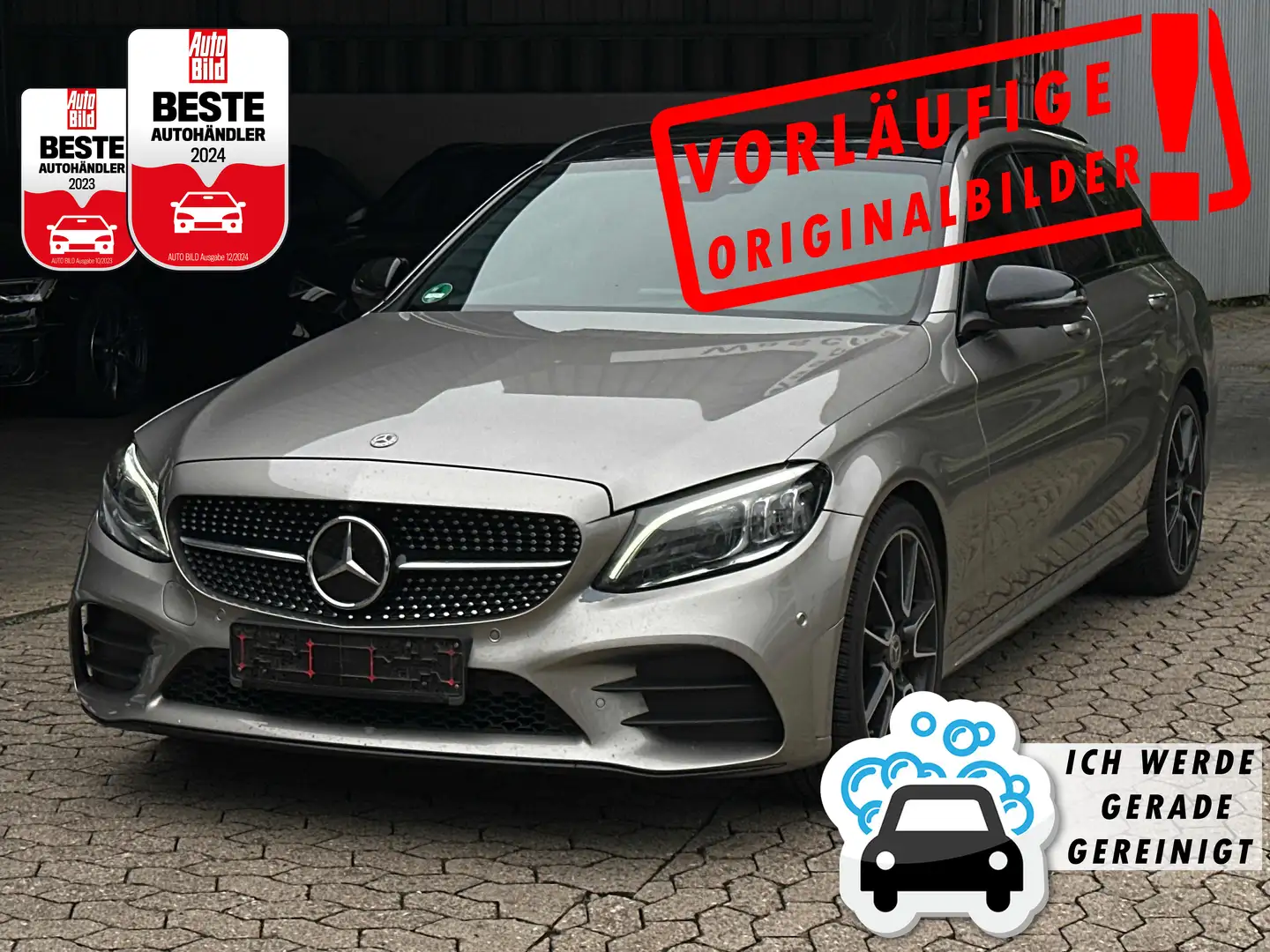 Mercedes-Benz C 220 C 220 d T 9G AMG LINE +DIGITAL+PANO+360+NIGHT+ Silber - 1