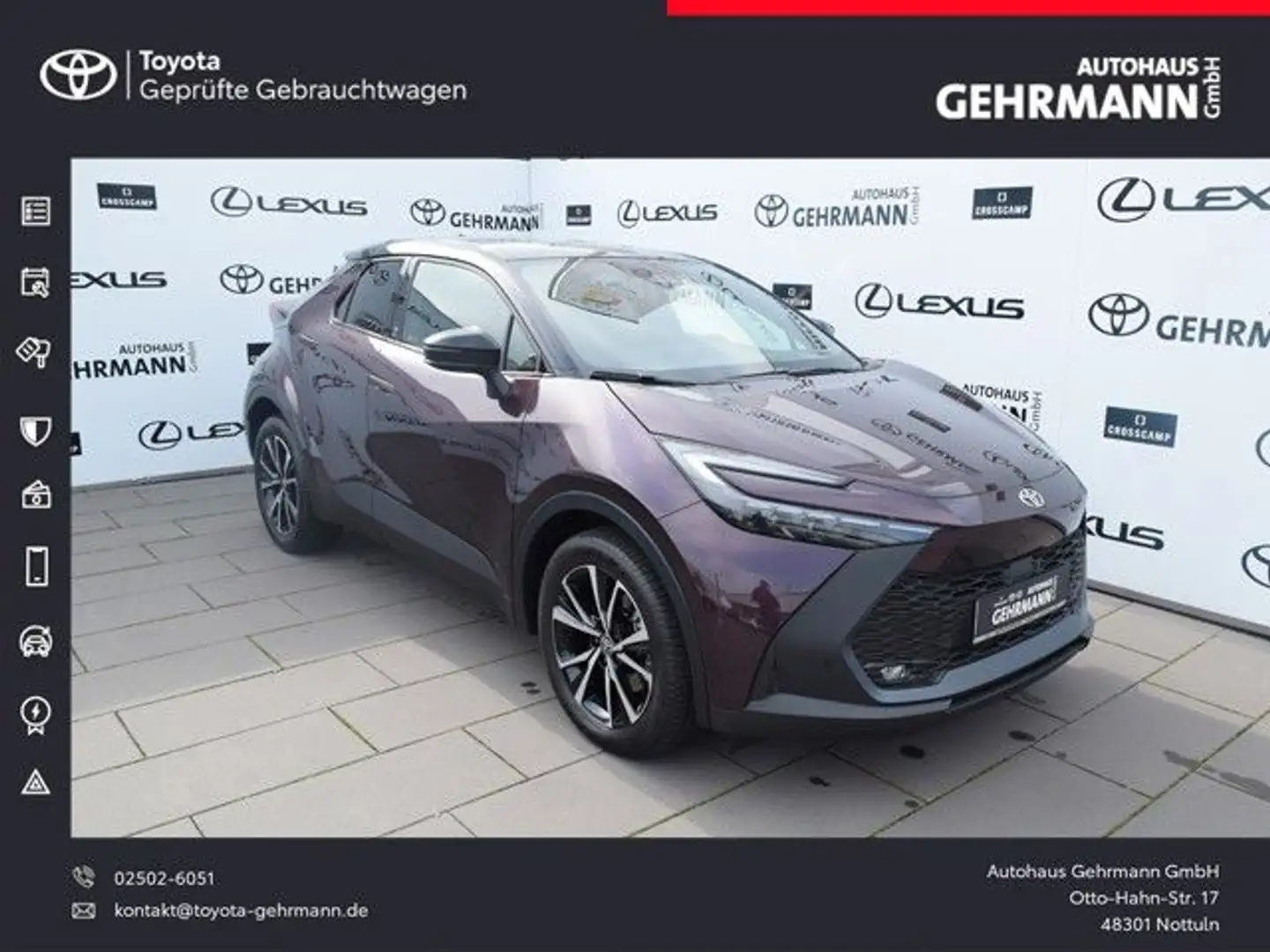 Toyota C-HR Plug-In Hybrid FWD Team Deutschland Schwarz - 1