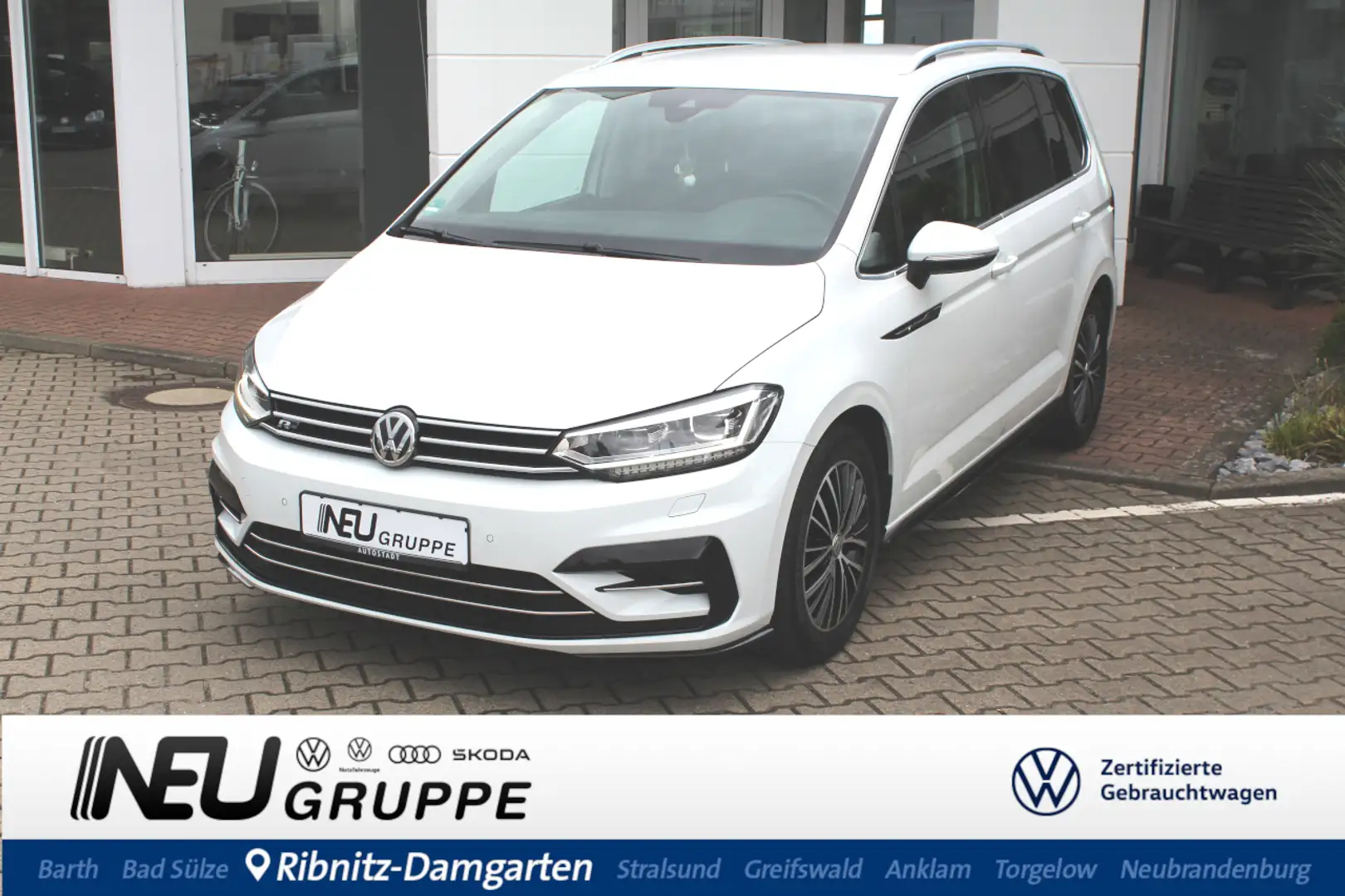 Volkswagen Touran Highline 2.0 TDI DSG Weiß - 1