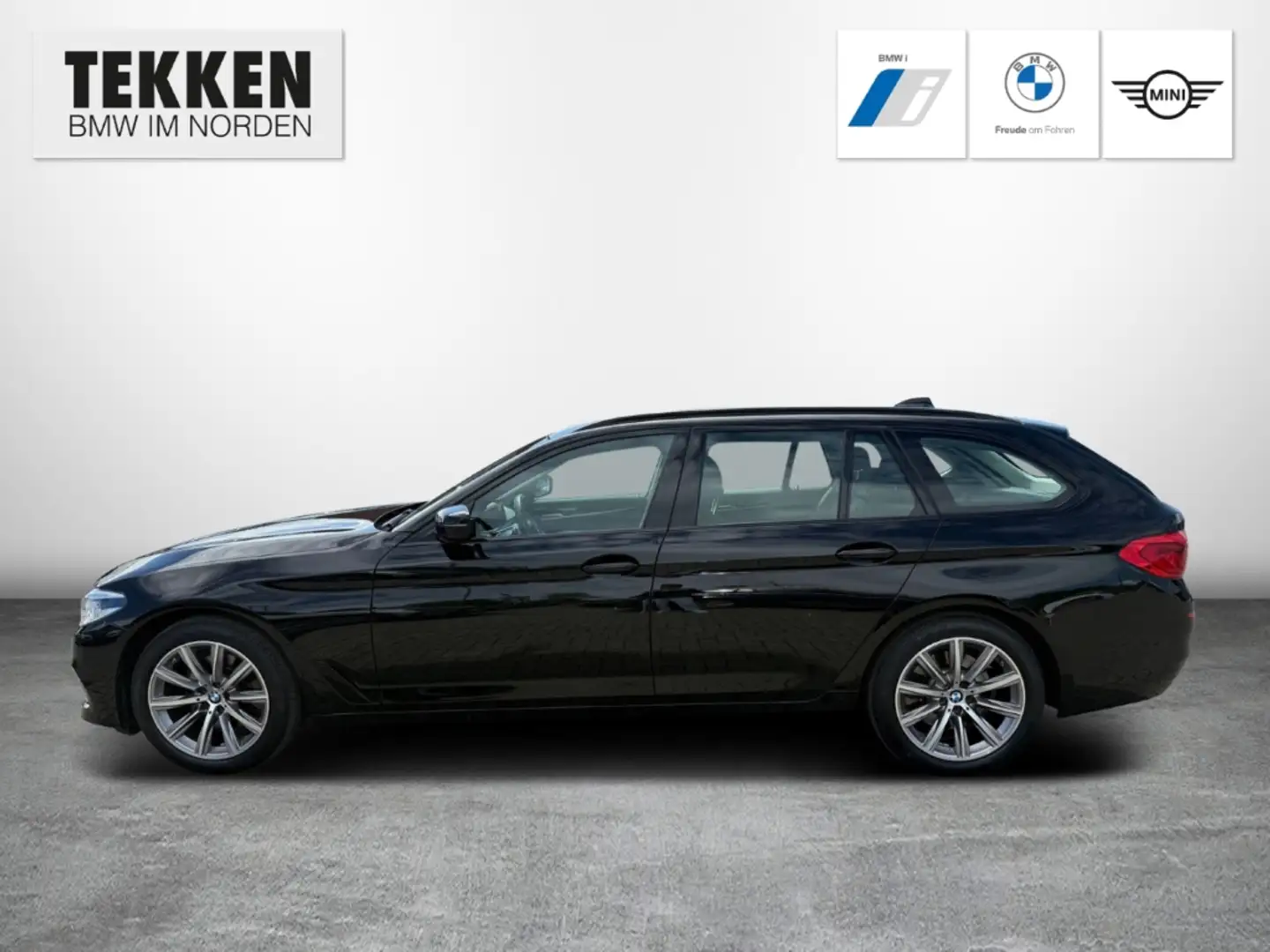 BMW 520 d SportLine Touring AHK Pano HuD LED Navi Prof Nero - 2