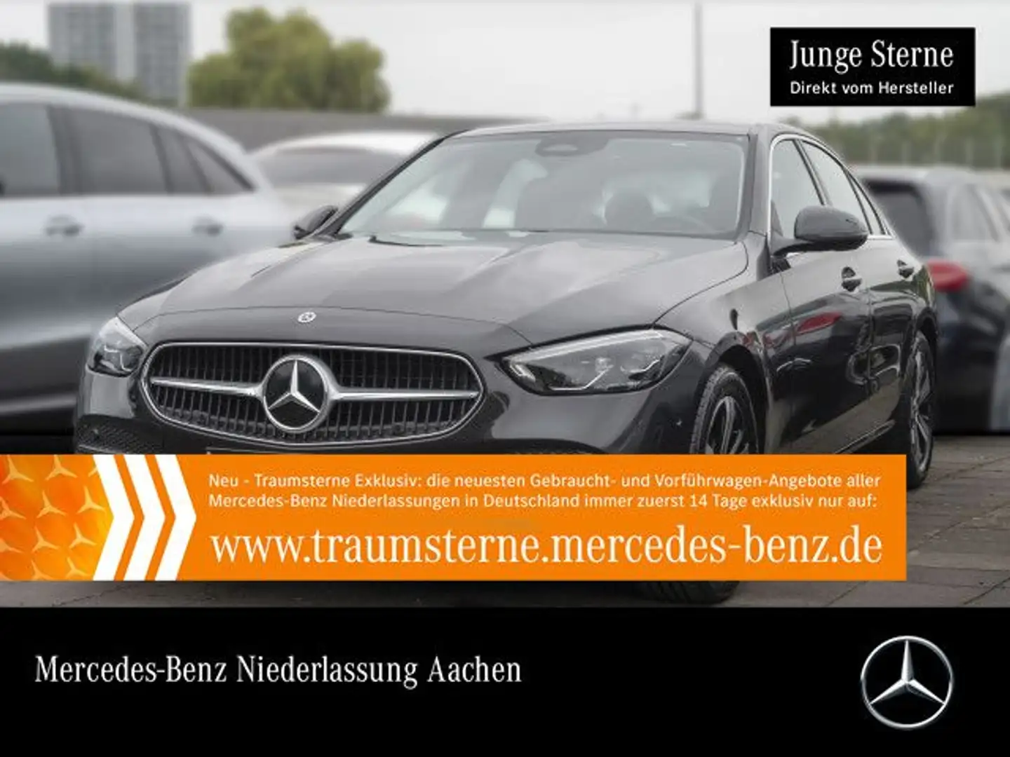 Mercedes-Benz C 180 AVANTG+LED+KAMERA+TOTW+KEYLESS+9G Grau - 1