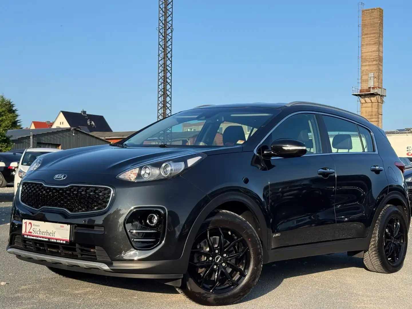 Kia Sportage Vision 4WD/NAVI/EURO 6 Schwarz - 1