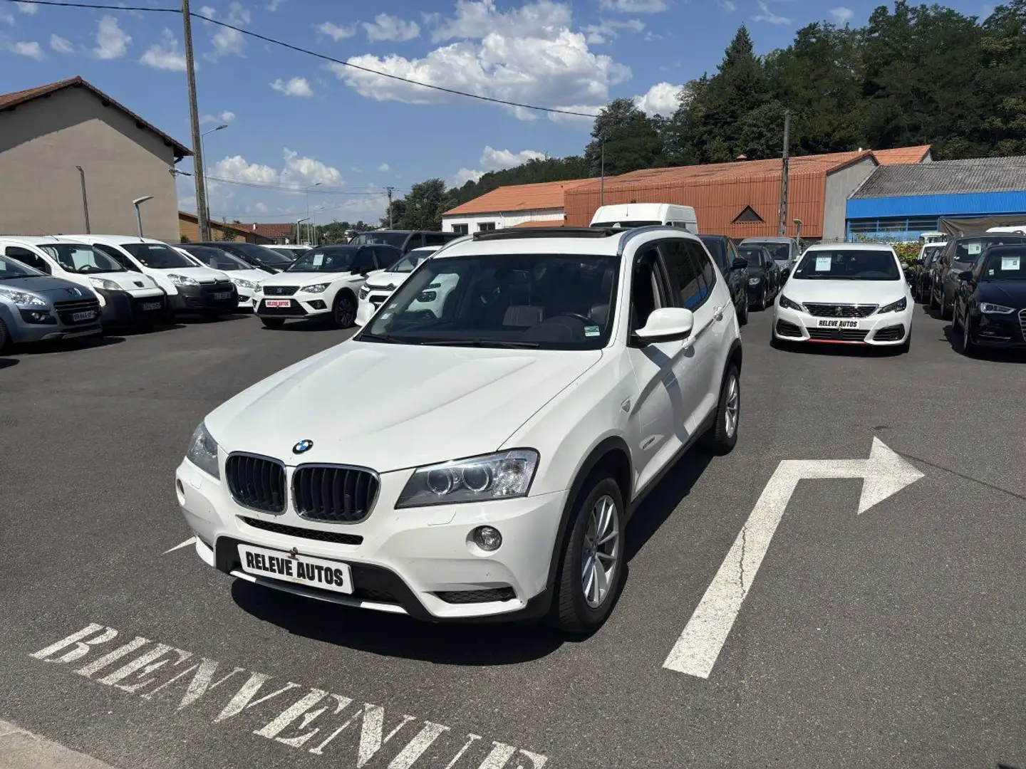 BMW X3 II (F25) xDrive20d 184ch Confort Blanco - 2
