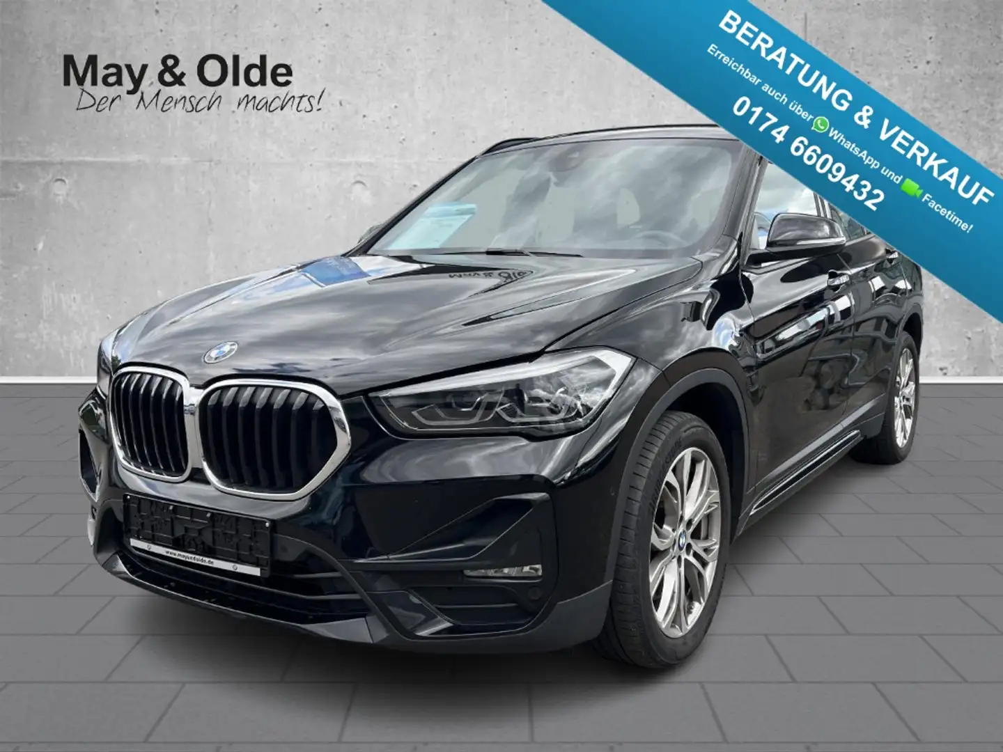 BMW X1 20d sDrive Aut. Sport Line LED Navi Sitzhzg Negro - 1