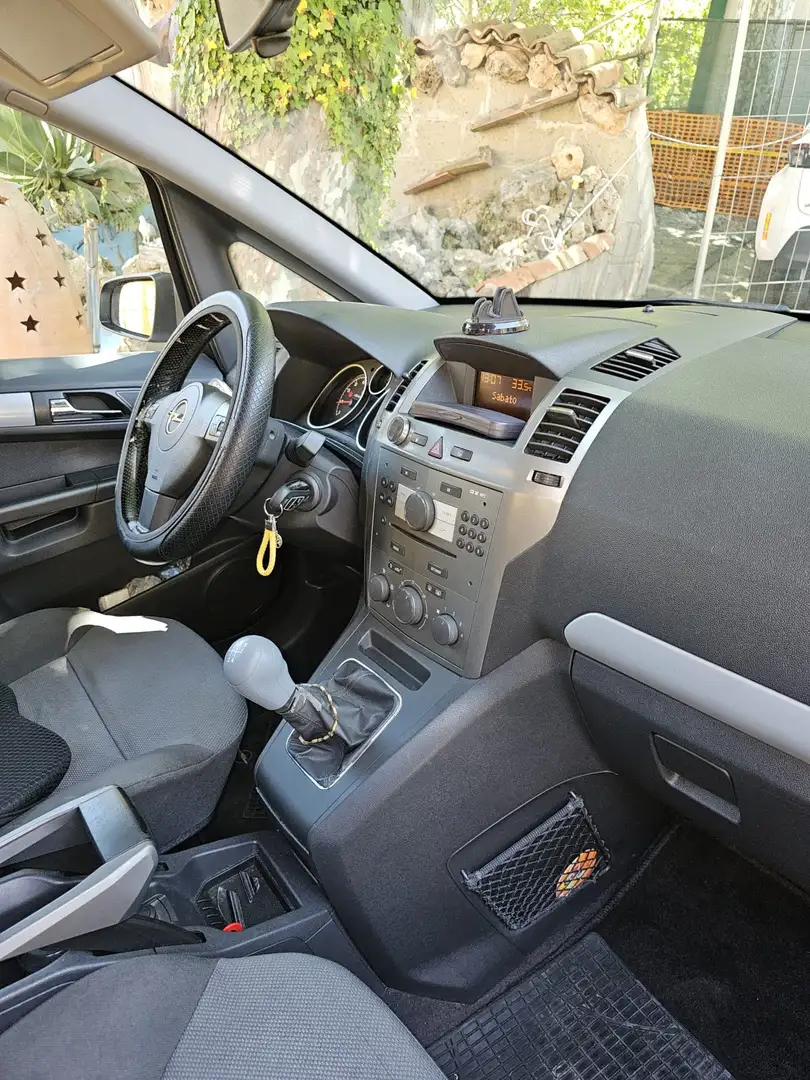 Opel Zafira Seconda serie 2007 Metano 7 posti Grigio - 2
