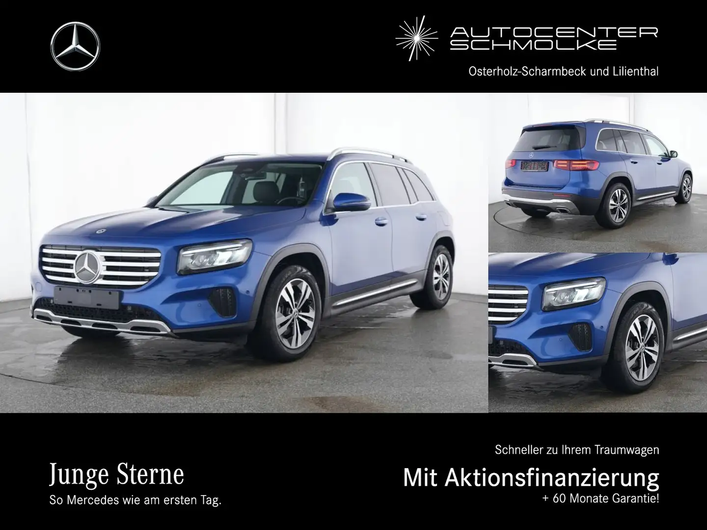 Mercedes-Benz GLB 200 GLB 200 Advanced+ AHK*AMBIENTE*TOTWINKEL*KAMERA* Blau - 1