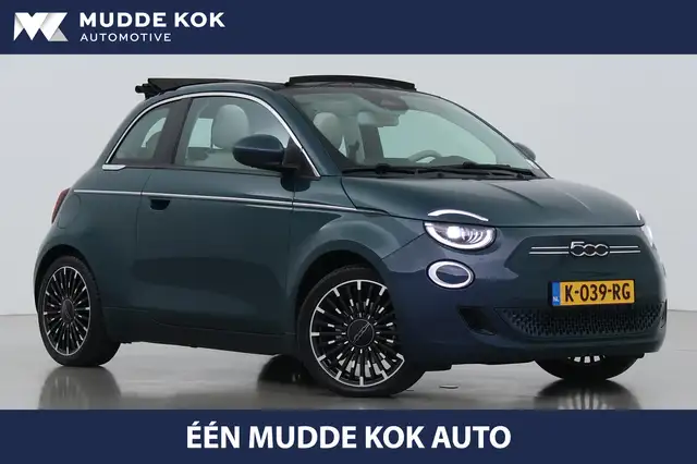 Fiat 500C La Prima 42 kWh | Vol-Leder | Camera | Stoelverwar