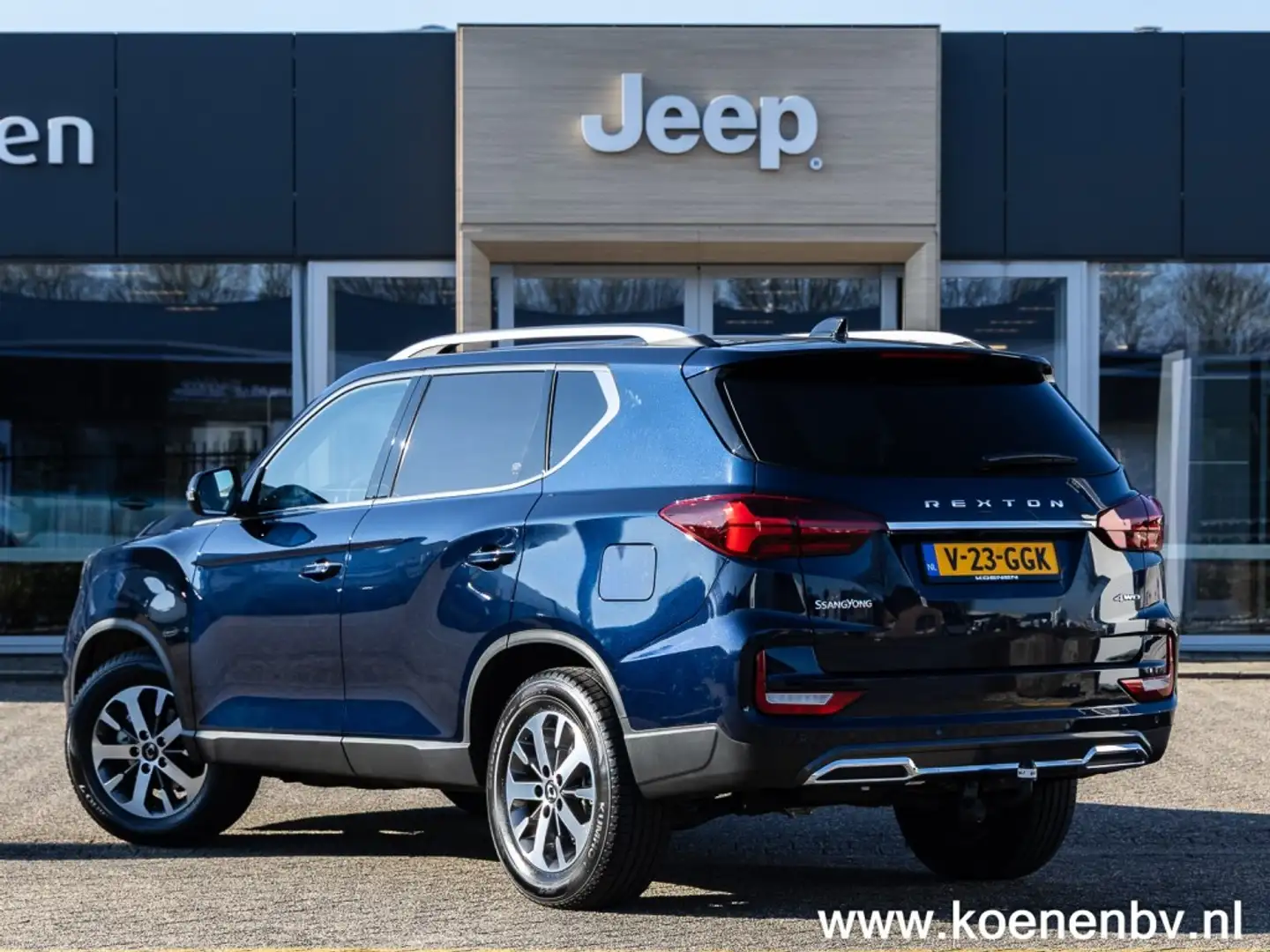 SsangYong Rexton 2.2 Diesel Titanium  Grijs kenteken Trekhaak/ Hulp Modrá - 2
