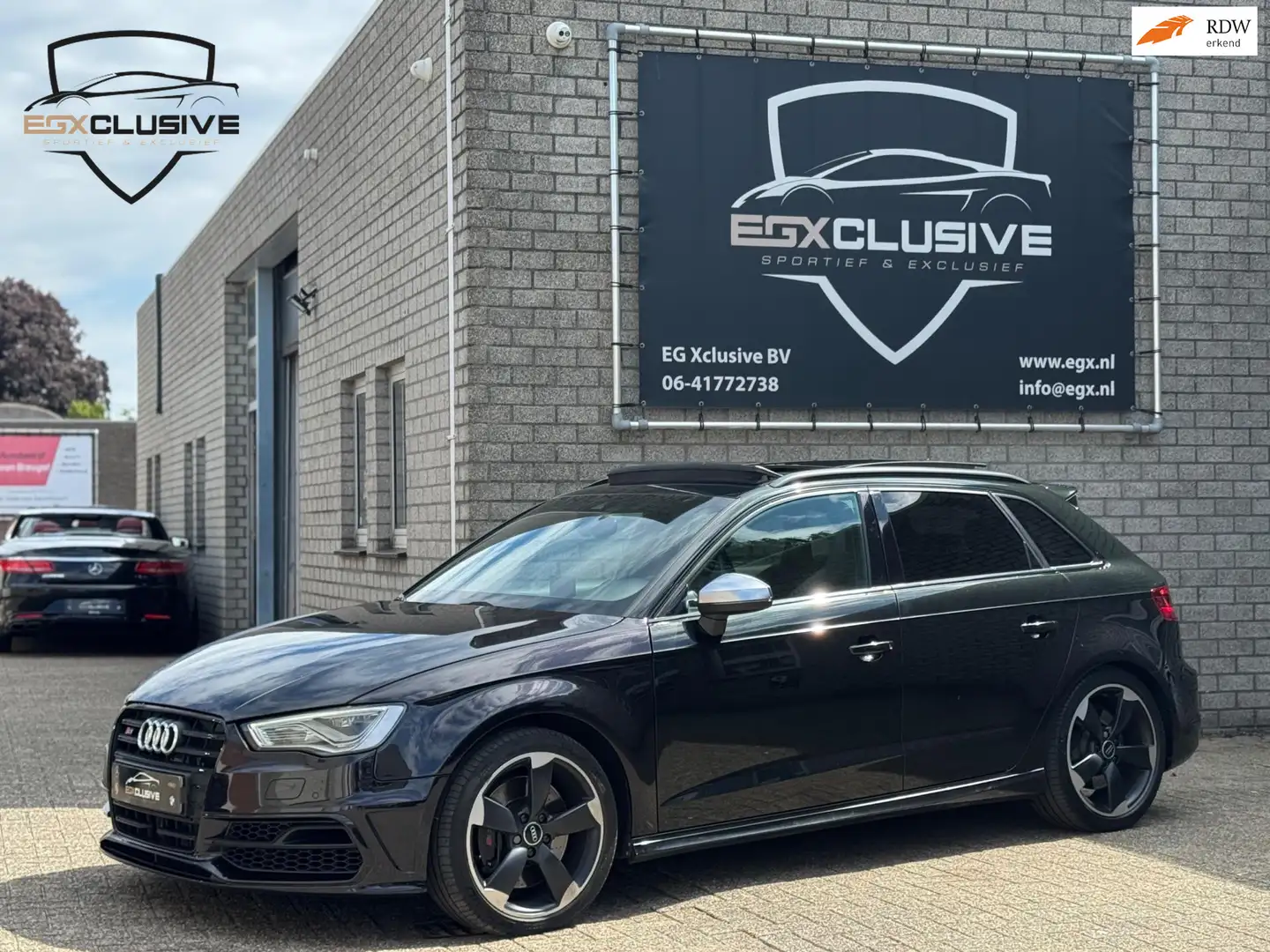 Audi A3 Sportback 2.0 TFSI S3 quattro Pro Line Plus PANO | Noir - 1