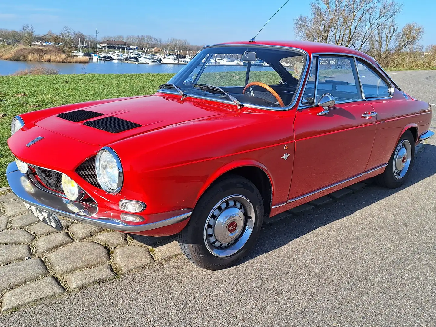 Oldtimer Simca 1200S Rood - 1