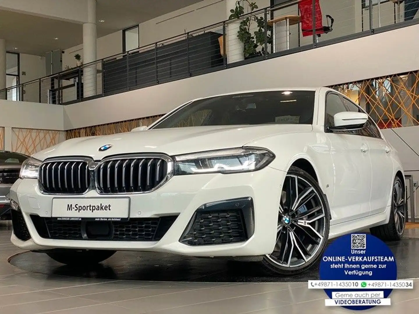 BMW 530 d xDrive Lim M-Sport SurrView LED H&K ACC 20" Blanco - 1