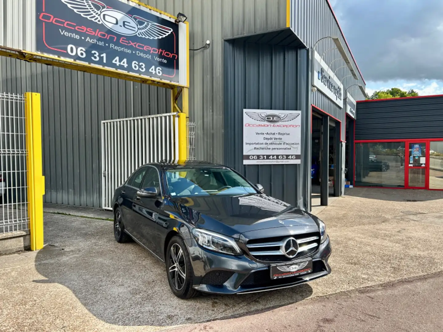 Mercedes-Benz C 200 200 D 160CH AVANTGARDE LINE 9G-TRONIC Gris - 1