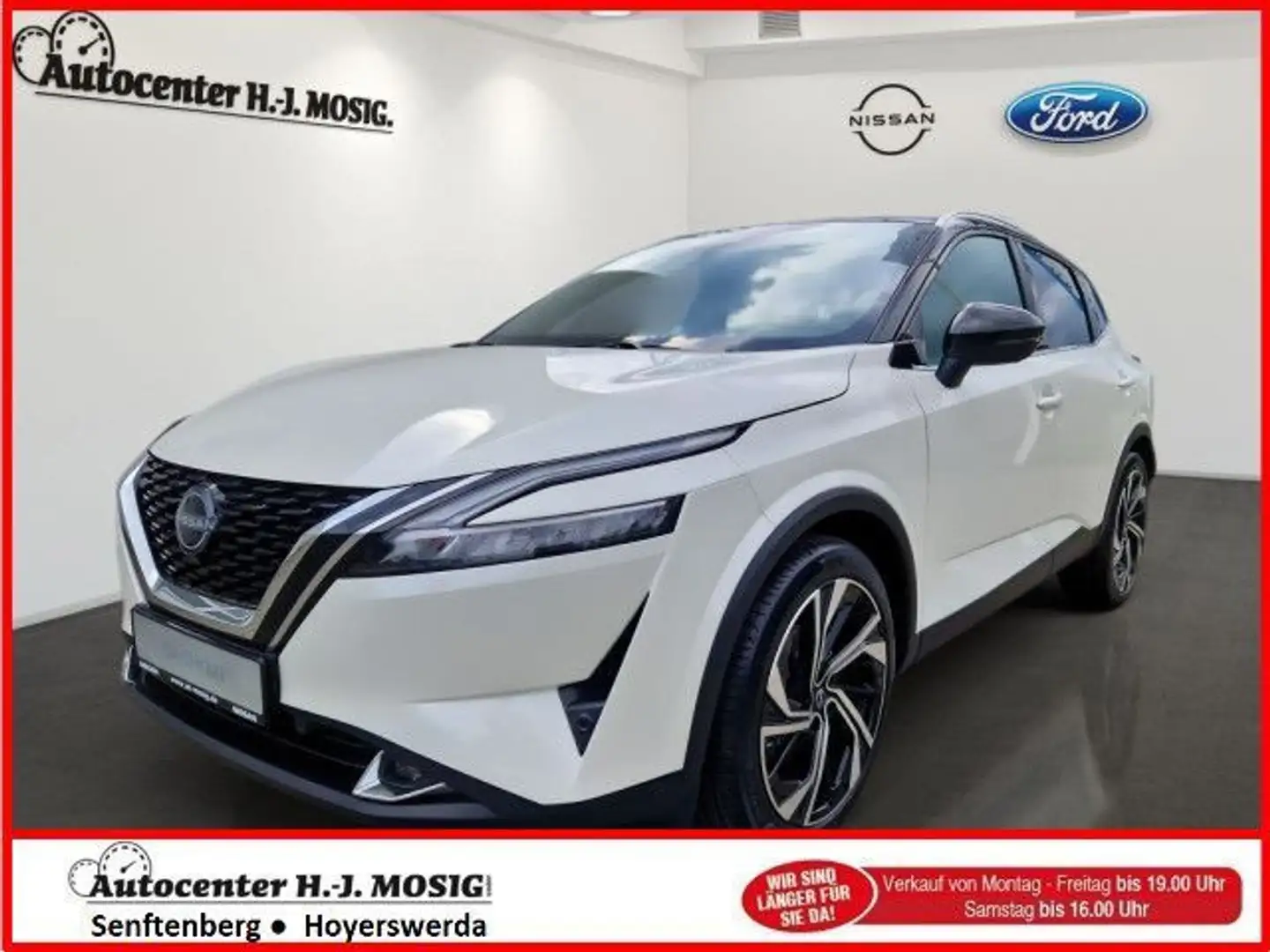 Nissan Qashqai Tekna+1.3DIG-T MHEV Xtronic 4x4 20&quot; Bianco - 2