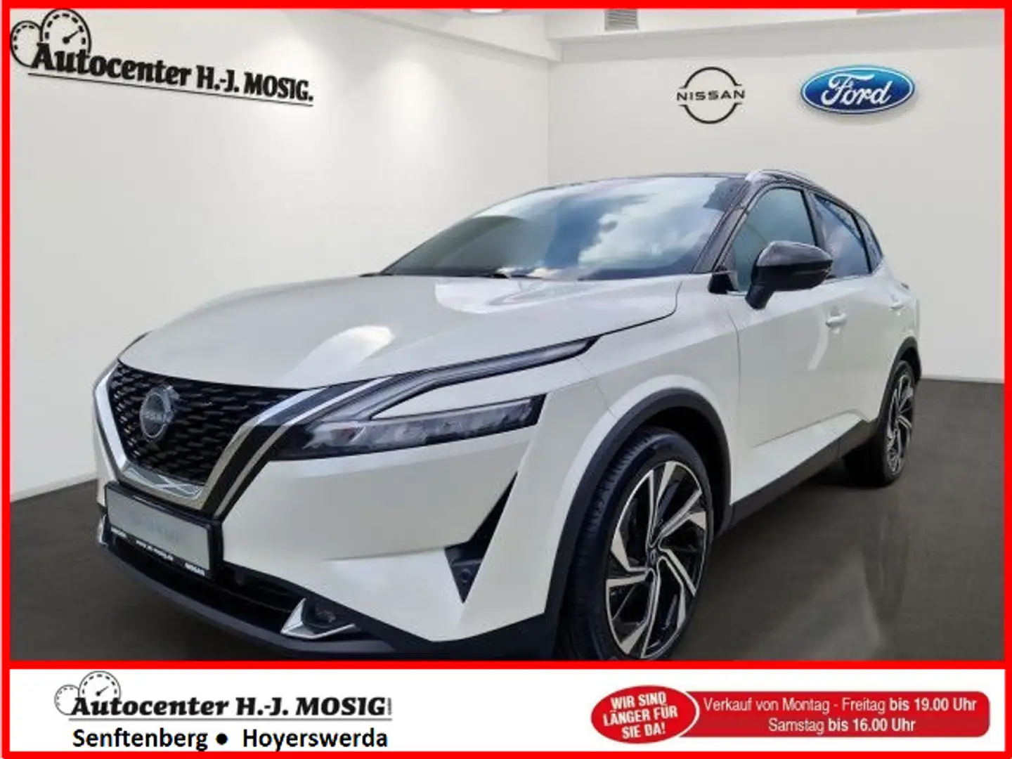 Nissan Qashqai Tekna+1.3DIG-T MHEV Xtronic 4x4 20&quot; Bianco - 1